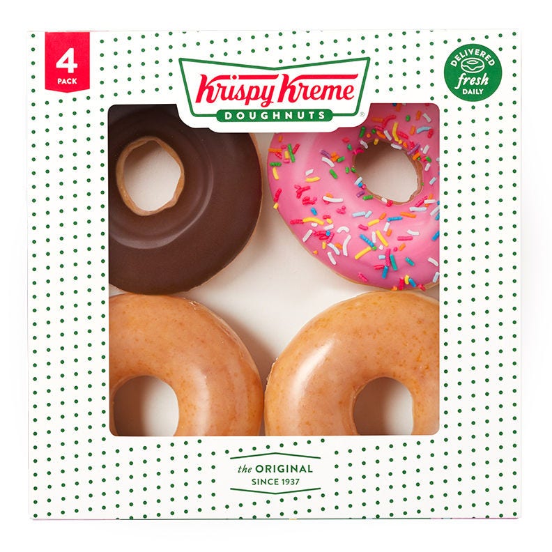 Krispy Kreme Mixed 4pk