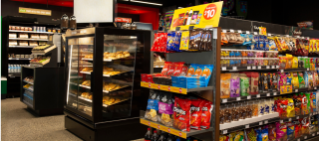 Inside of a 7-Eleven retail store