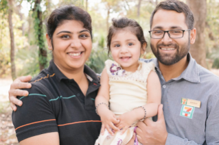 Mandeep Singh and his family