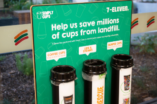 7-Eleven cup recycling unit.