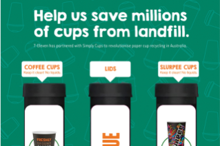 7-Eleven cup recycling unit