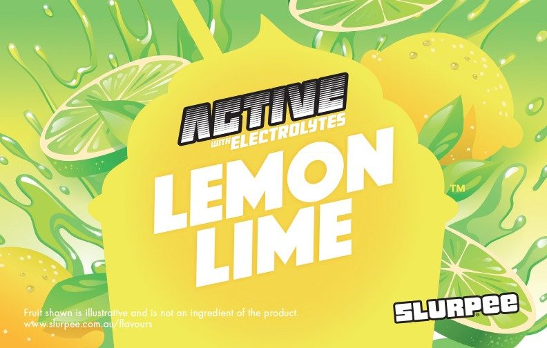 7-Eleven Slurpee Active Lemon Lime Flavour