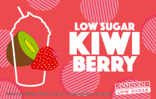 7-Eleven Slurpee Low Sugar Kiwi Berry Flavour