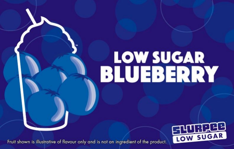Slurpee Low Sugar Blueberry Flavour