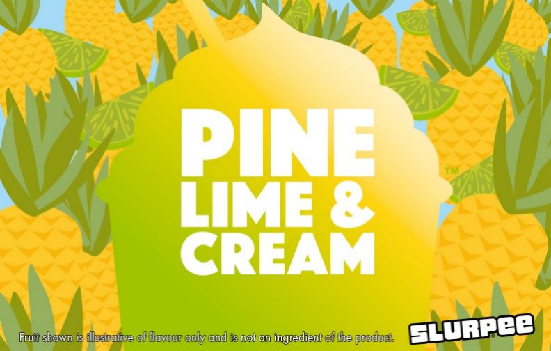 Slurpee pine lime and cream