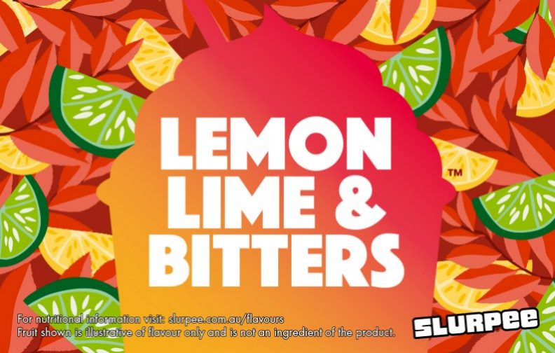 7-Eleven Slurpee Lemon Lime & Bitters Flavour