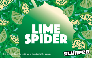 7-Eleven Slurpee Lime Spider Flavour