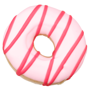 Krispy Kreme Strawberry Iced Doughnut