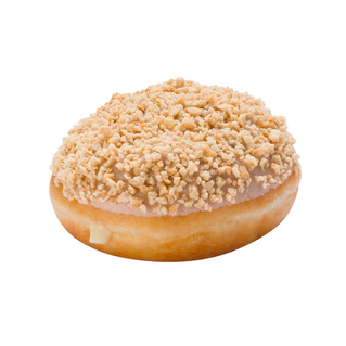 Vegan Apple Custard Crumble Doughnut