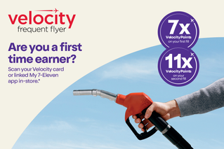 7x Velocity Points on your first fill. 11x Velocity Points on your second fill. Scan your Velocity card or linked My 7-Eleven app in-store.*