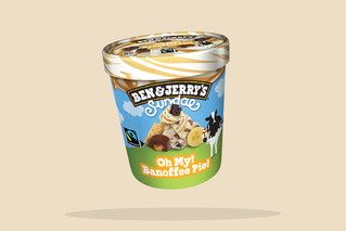 Ben & Jerry's Sundae Oh My! Banoffee Pie! 465mL