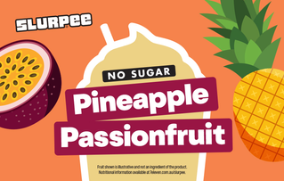 Slurpee No Sugar Pineapple Passionfruit