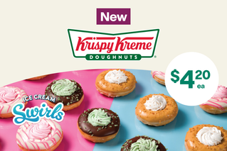 Krispy Kreme Doughnuts. New. Ice Cream Swirl varieties. $4.20 each.