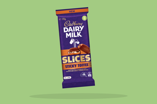Cadbury Slices Sticky Toffee Block 178g - New