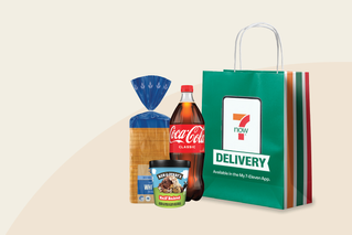 $0 delivery Fee with 7Now. Minimum order $15.* (excl. service fees).