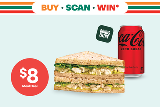 $8 Meal Deal. Bonus Entry. Select a Classics or Simple Eats sandwich and a drink.*
