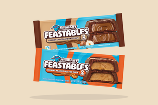 Feastables Cup 40g varieties. $4ea.