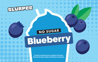 Slurpee No Sugar Blueberry