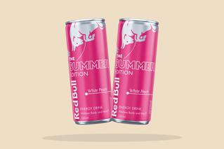 Red Bull White Peach 250mL. 2 for $6.