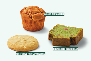 JAPANESE INSPIRED SWEET TREATS - CARAMEL & MISO MUFFIN - STRAWBERRY & MATCHA BREAD - WHITE CHOC & YUZU FLAVOUR COOKIE
