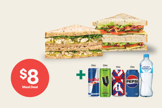 Make it a meal. Select a Classics or Simple Eats sandwich and an eligible drink.*