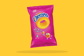Cheezels Salt & Vinegar 90g - Try it here first 