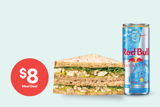 Make it a meal. $8 Meal Deal. Select a Classics or Simple Eats sandwich & a drink.* 