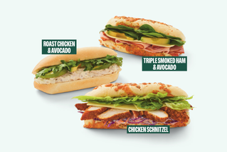 NEW TASTY SUB ROLLS - ROAST CHICKEN & AVOCADO - TRIPLE SMOKED HAM & AVOCADO - CHICKEN SCHNITZEL - SCAN TO WIN