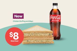 $8 Meal Deal. Make it a meal. Select a Classics or Simple Eats sandwich and an eligible drink.*
