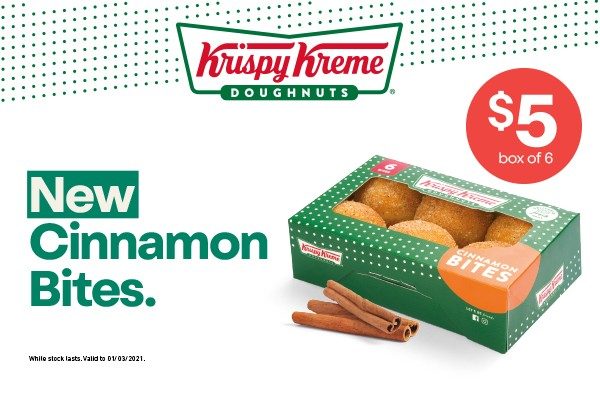 Krispy Kreme Cinnamon bites